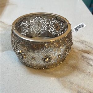 NWT Brighton  Silver Filigree Bangle